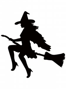 Witch Stencil 7
