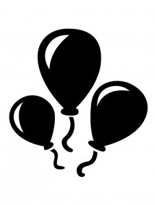 Balloons Stencils 14