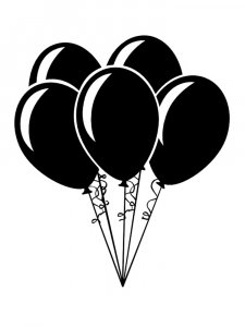 Balloons Stencils 18