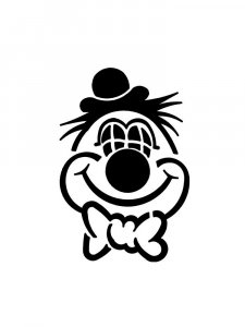 Clown Stencils 3