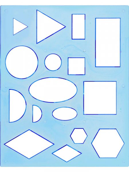 Free printable geometric stencils and templates