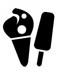 Ice Cream Stencil 16