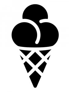 Ice Cream Stencil 17