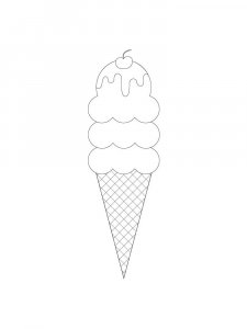 Ice Cream Stencil 2