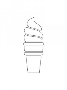Ice Cream Stencil 4