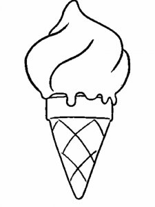 Ice Cream Stencil 7