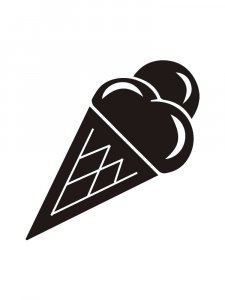 Ice Cream Stencil 9