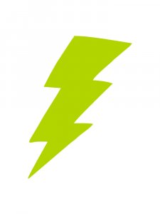 Lightning Stencil 10