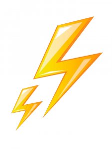 Lightning Stencil 11