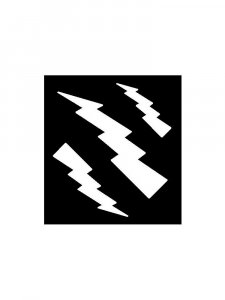 Lightning Stencil 4