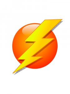 Lightning Stencil 9
