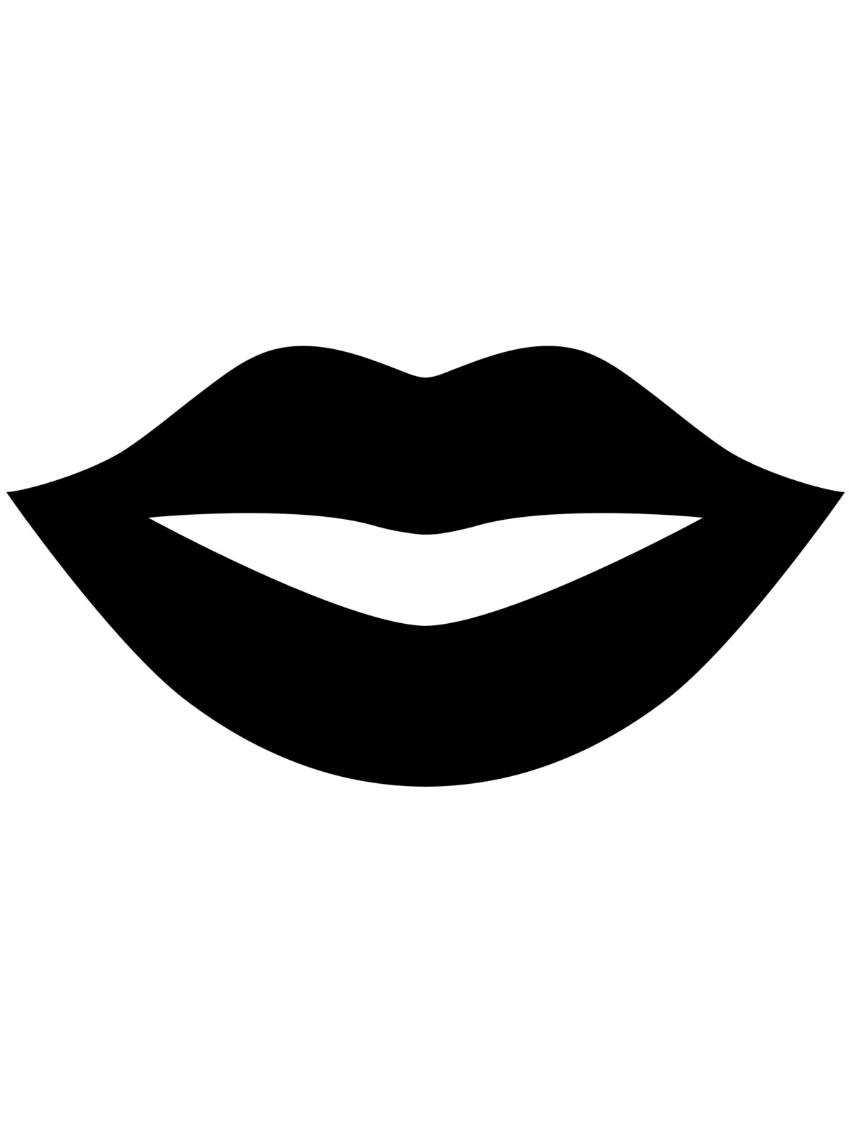 Free printable Lips stencils and templates