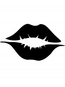 Lips Stencils 13