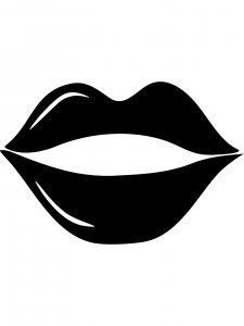 Lips Stencils 14