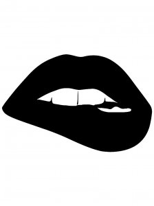 Lips Stencils 18