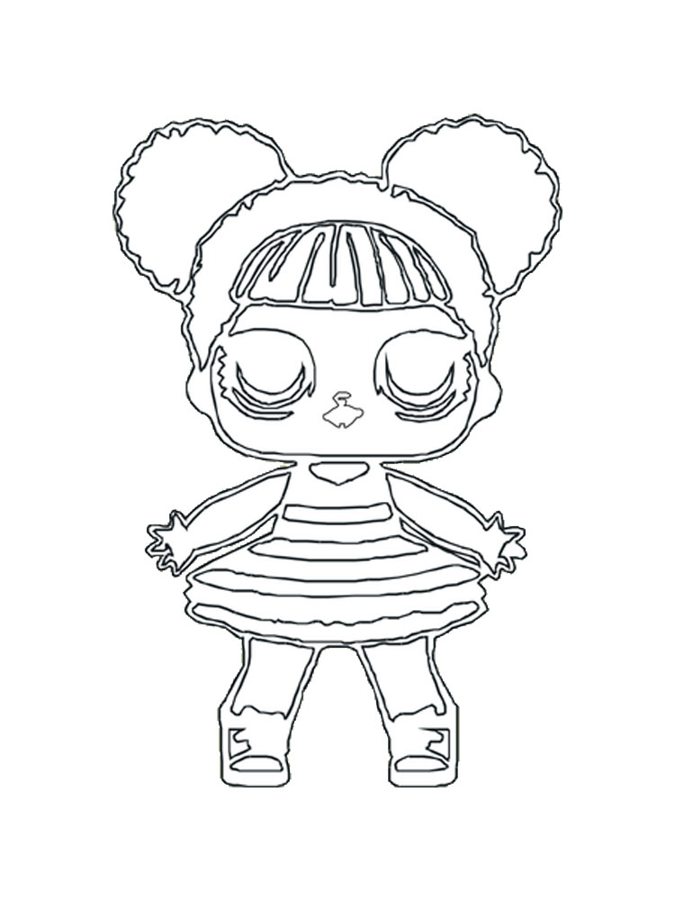 Free Printable LOL Surprise Doll Stencils And Templates