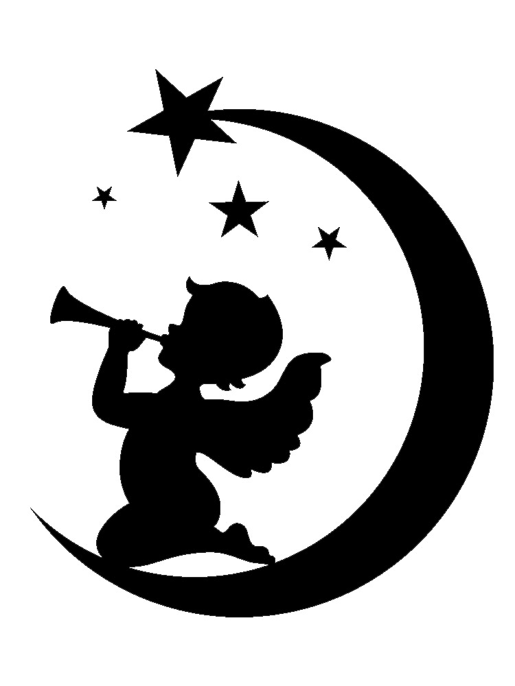 Free Printable Moon Stencils And Templates