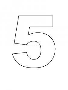 Numbers Stencils 13