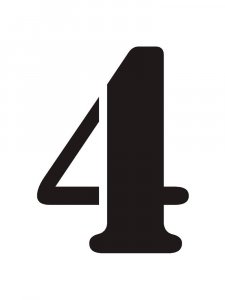 Numbers Stencils 24