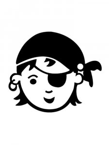 Pirate Stencil 10