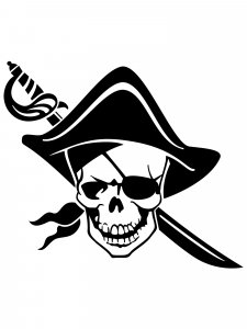Pirate Stencil 14