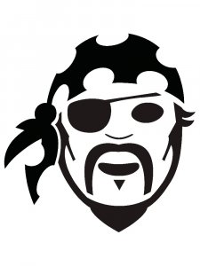 Pirate Stencil 6