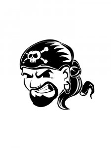 Pirate Stencil 7
