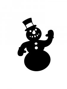 Snowman Stencils 14