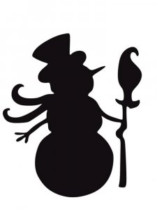 Snowman Stencils 16