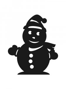 Snowman Stencils 17