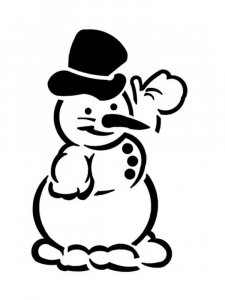 Snowman Stencils 5