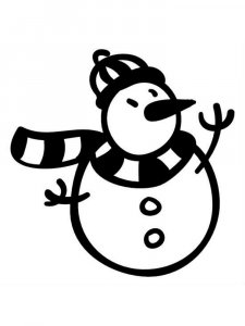 Snowman Stencils 7