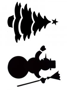 Snowman Stencils 9
