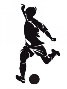 Soccer Stencils 12