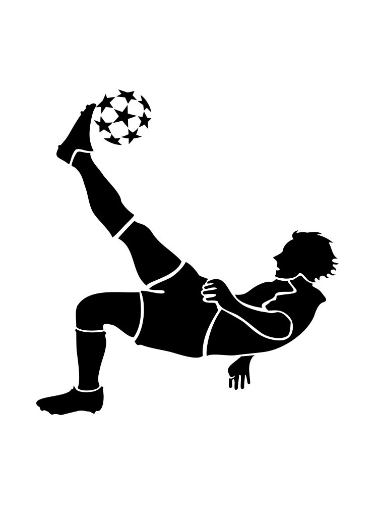 Free printable Soccer stencils and templates