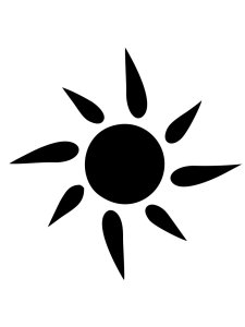 Sun Stencils 16