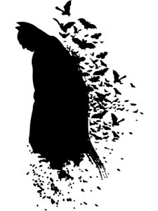 Трафарет Бэтмен 8