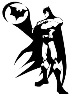 Трафарет Бэтмен 9