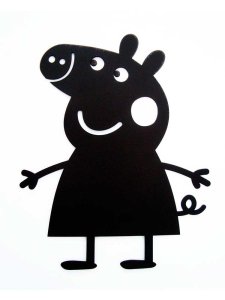 Трафарет Свинка Пеппа 1