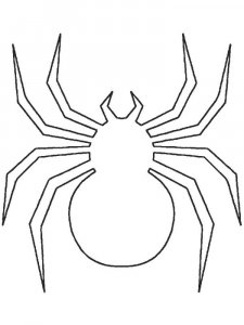 Трафарет Паука 10