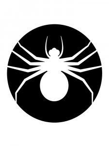 Трафарет Паука 11