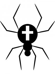 Трафарет Паука 5