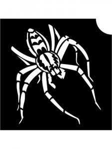 Трафарет Паука 9