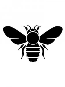 Трафарет Пчелы 10