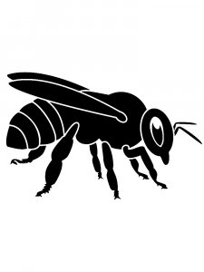 Трафарет Пчелы 19