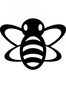 Трафарет Пчелы 3