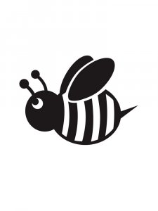 Трафарет Пчелы 5