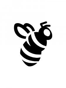 Трафарет Пчелы 7