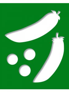 Трафарет Горох 7