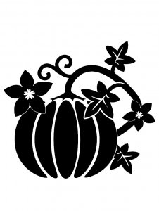 Трафарет Тыквы 11